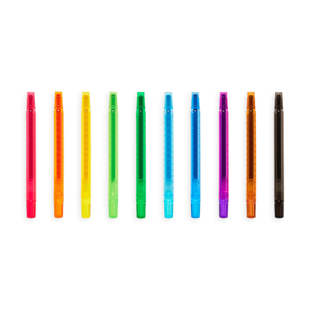 Yummy Yummy Scented Twist-Up Crayons - Set of 10 | OOLY