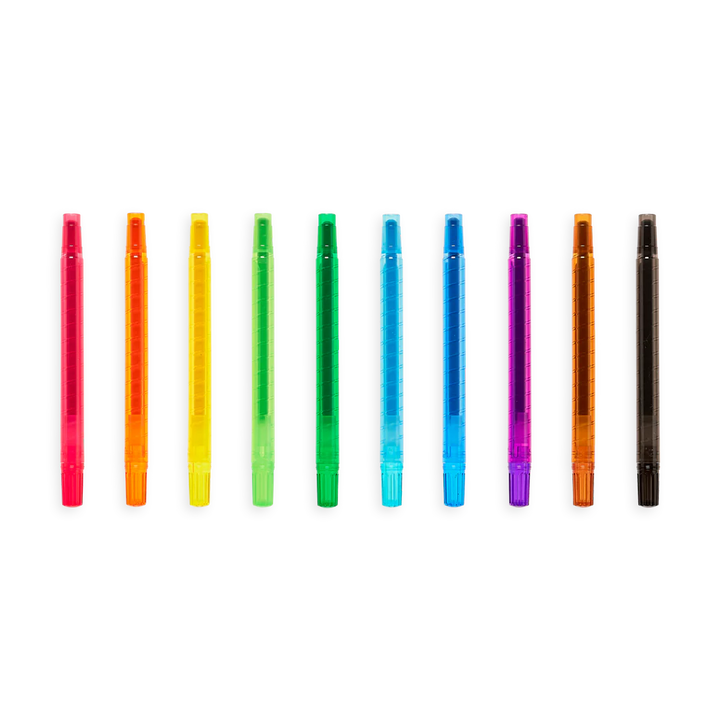 Yummy Yummy Scented Twist-Up Crayons - Set of 10 | OOLY