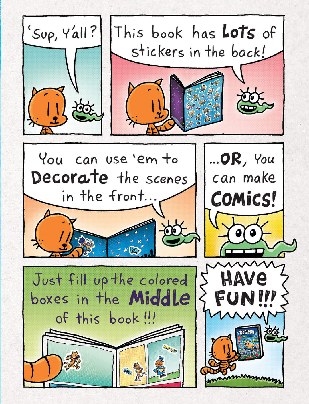 Dog Man: Official Sticker Book