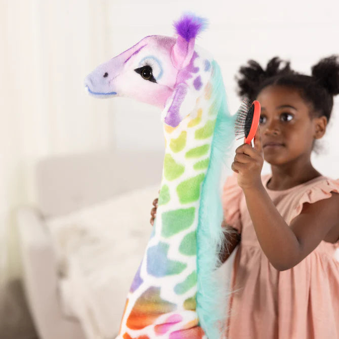 Rainbow Plush Giraffe | Melissa & Doug - LOCAL PICK UP ONLY