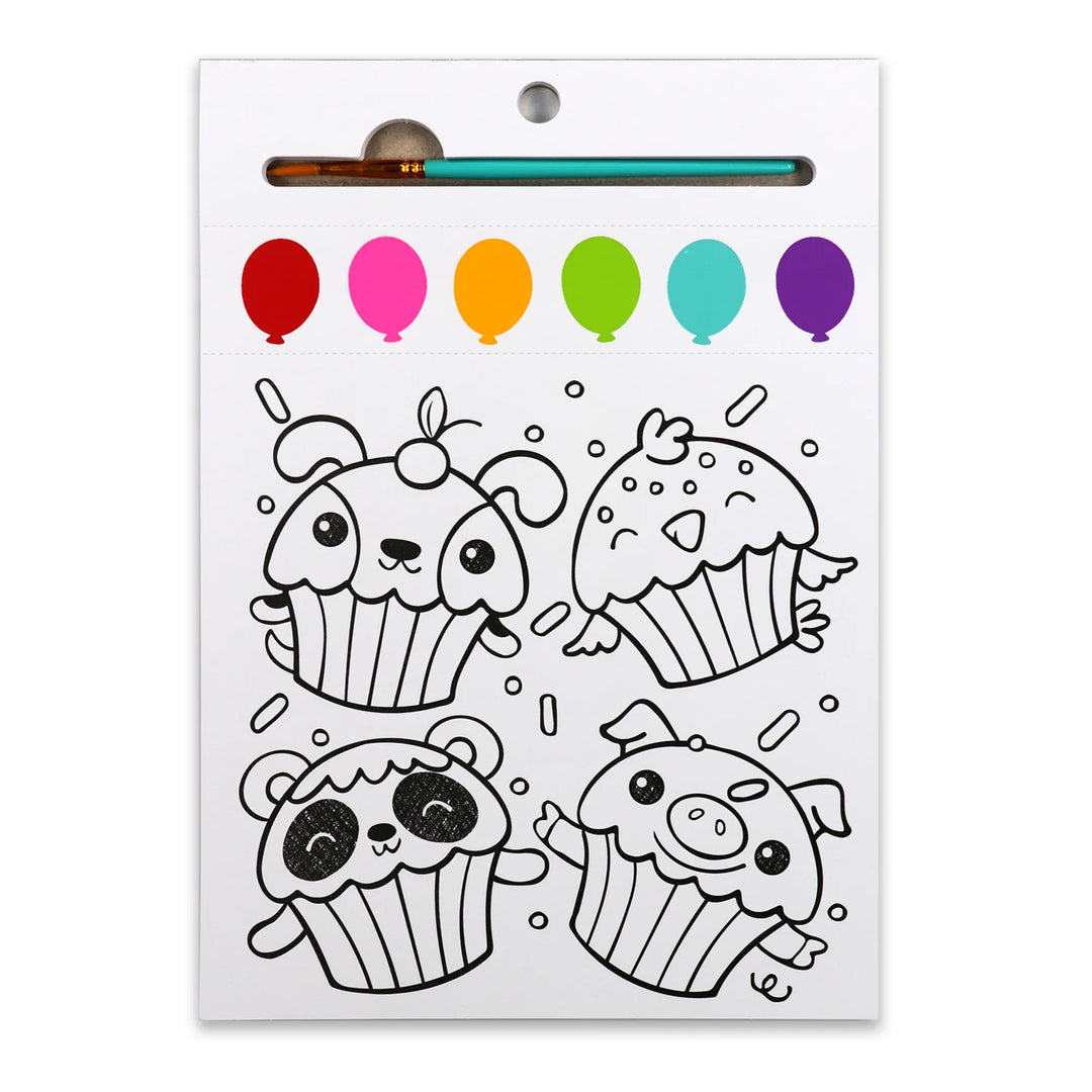 Paint Pages - Party Animals | Bright Stripes