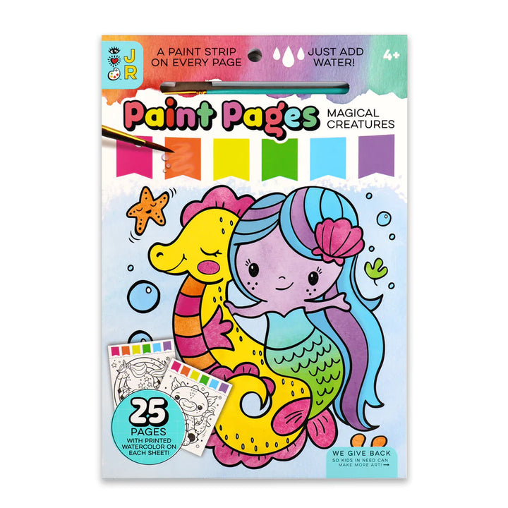Paint Pages - Magical Creatures | Bright Stripes