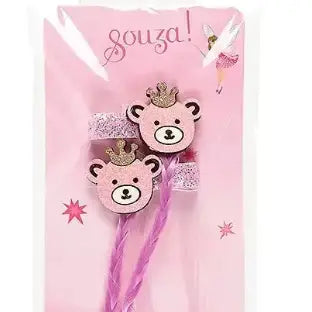 Bodine Bear Hair Clip (Pink-Lilac) | Souza