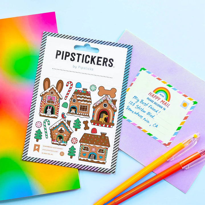 Gingerbread Guesthouses Stickers | Pipsticks