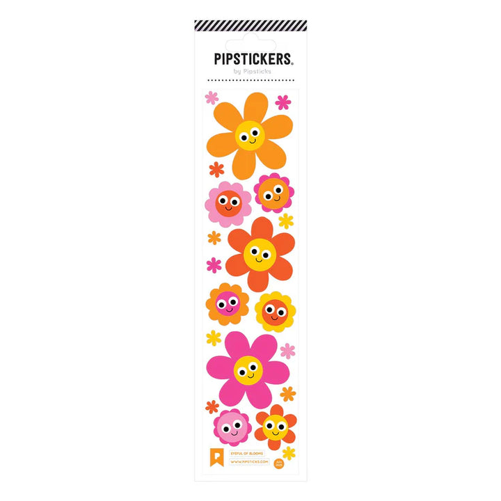 Googly Eyed Eyeful of Blooms Stickers | Pipsticks