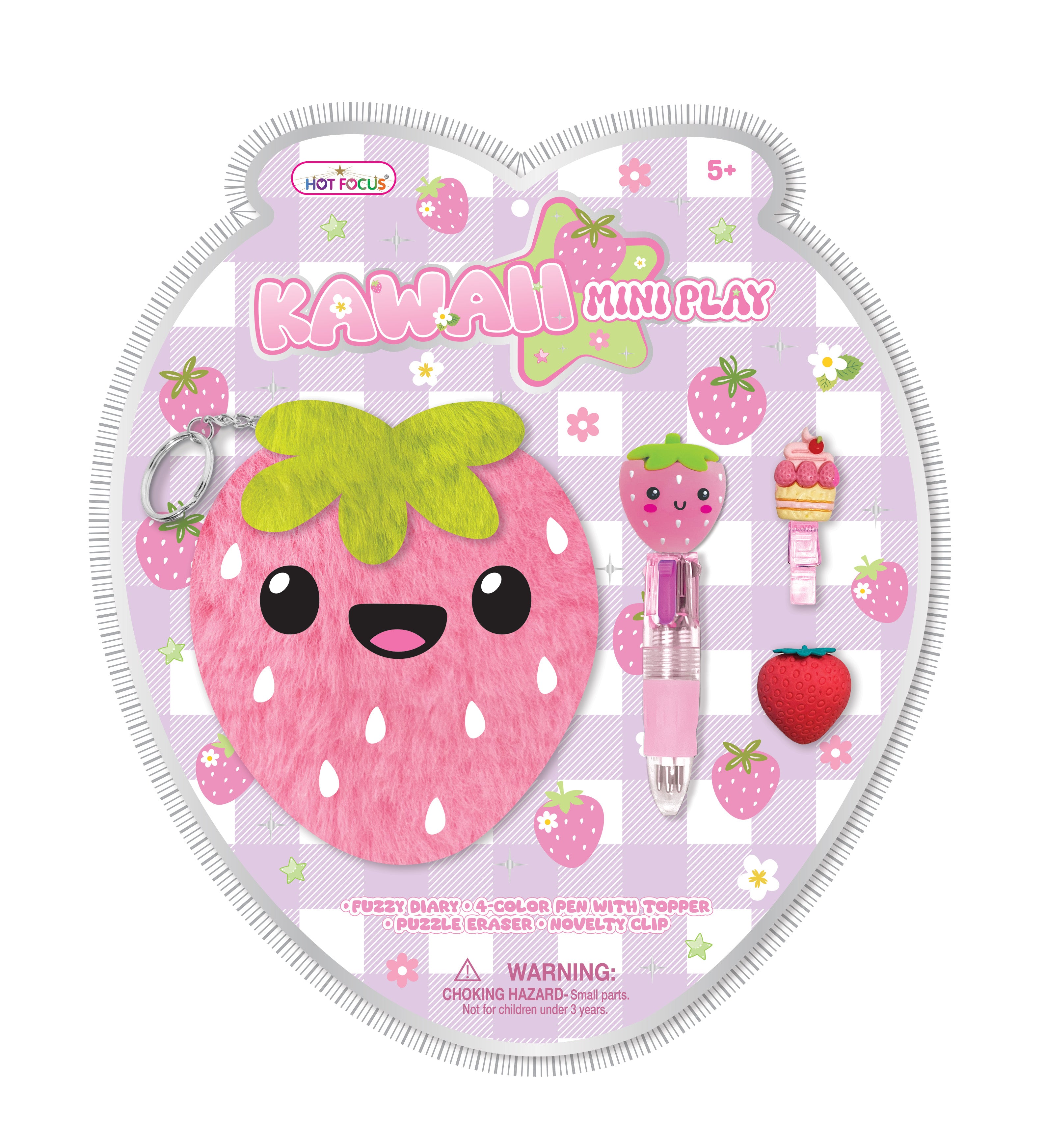 Kawaii Mini Play - Strawberry | Hot Focus – The Curious Bear Toy