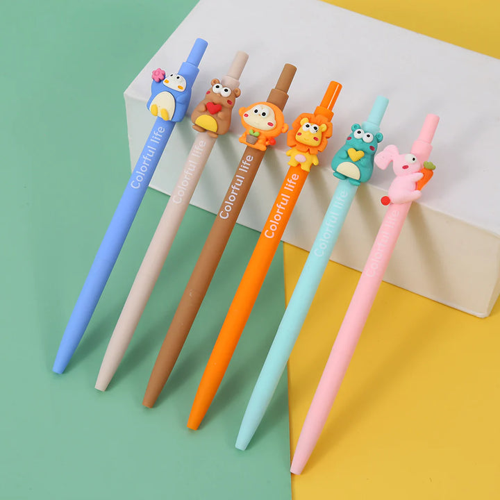 Colorful Animal Life Retractable Gel Pen