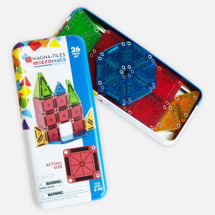 microMAGS 26-Piece Travel Set | Magna-Tiles