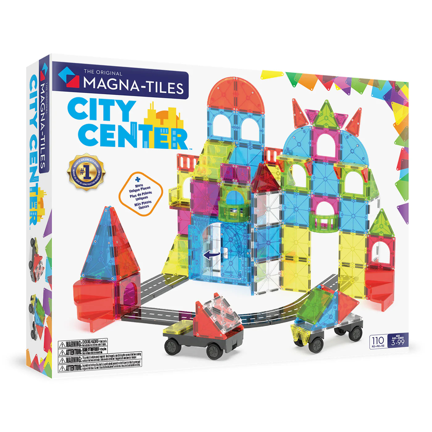 City Center 110-Piece Set | Magna-Tiles LOCAL PICKUP ONLY – The