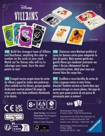 Disney Villains Card Game | Ravensburger
