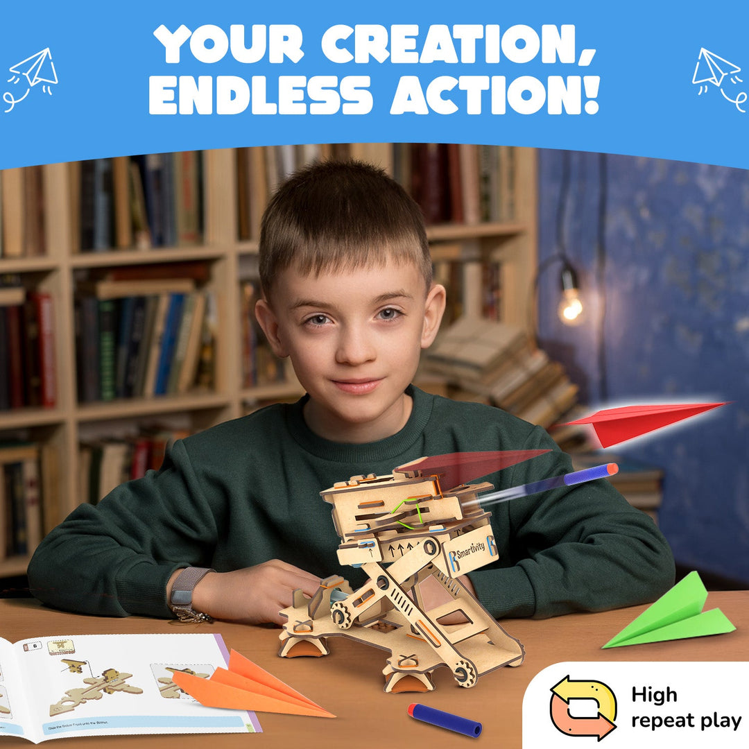 Hydraulic Plane Launcher | Smartivity Labs