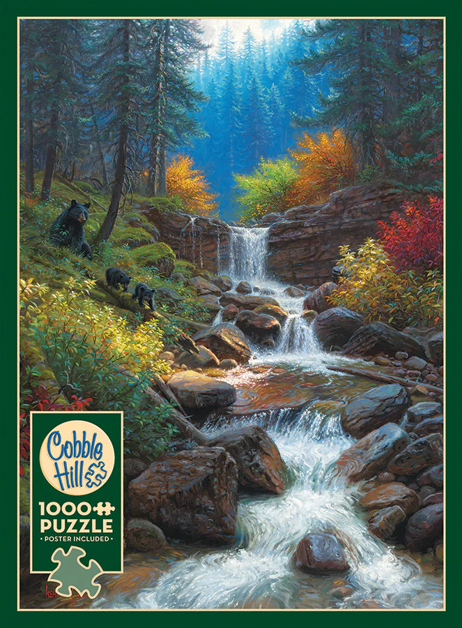 Mountain Cascade Puzzle - 1000 Pieces | Cobble Hill