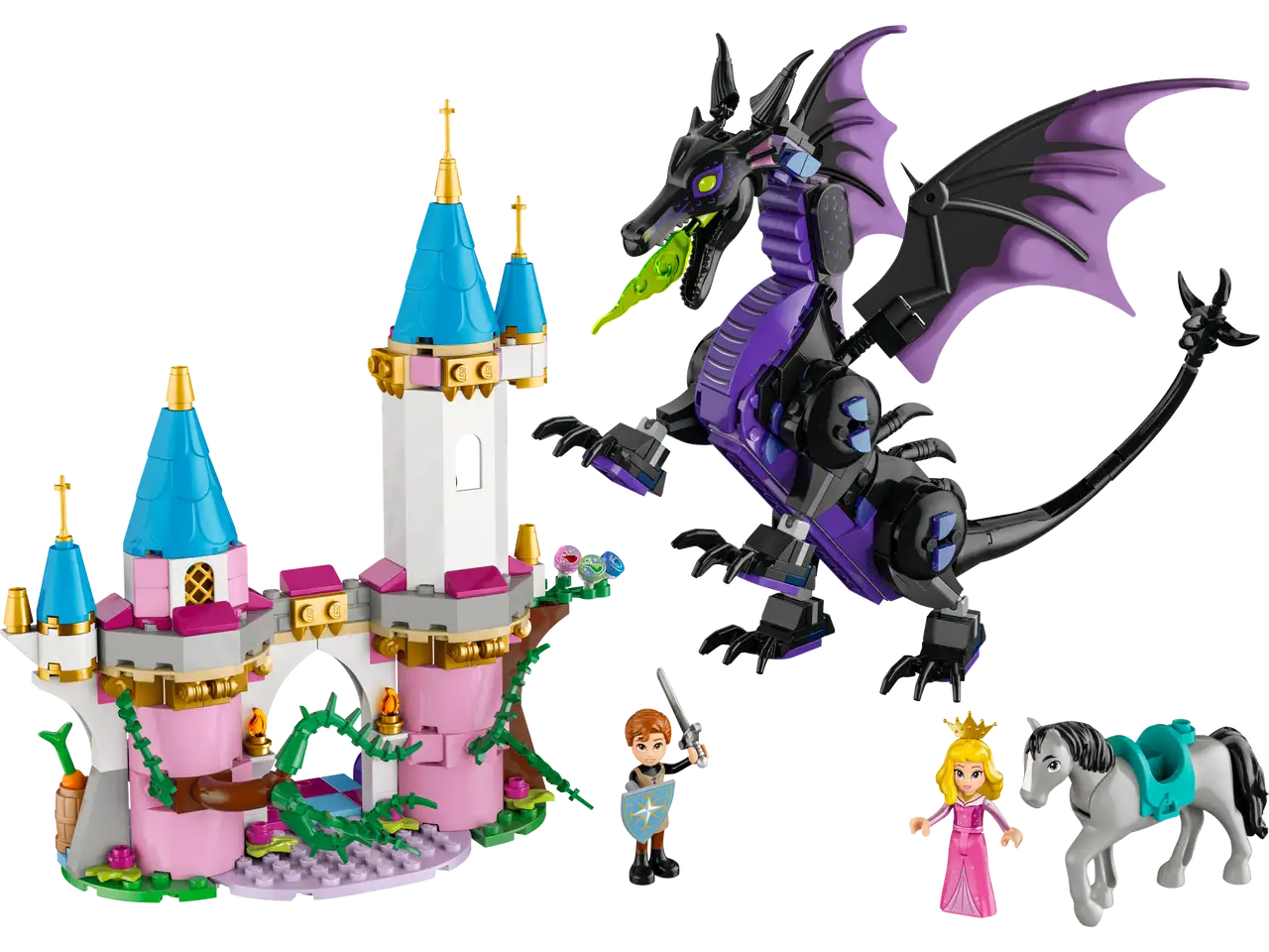 超人気高品質 Form Dragon Maleficent's | Toy Bear Curious The – LEGO キャラクターグッズ