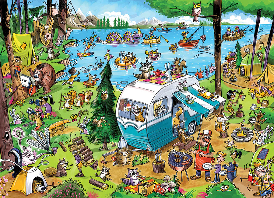 DoodleTown: Call of the Wild Puzzle - 1000 Piece | Cobble Hill