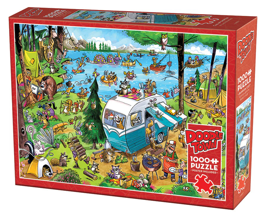DoodleTown: Call of the Wild Puzzle - 1000 Piece | Cobble Hill