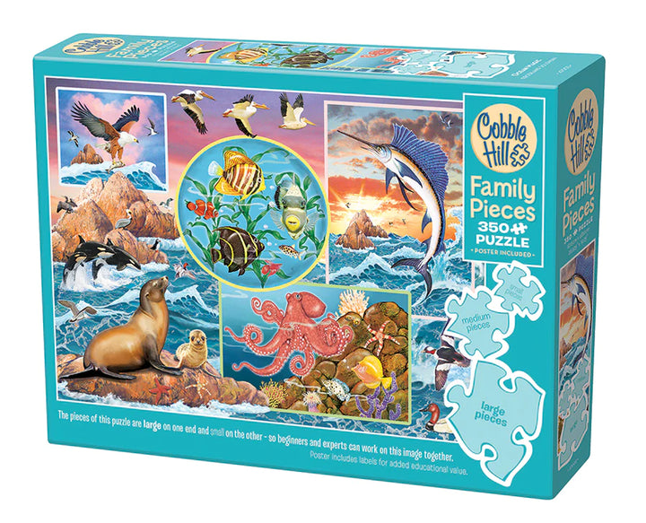 Ocean Magic Family Puzzle - 350 Pieces | Cobble Hill