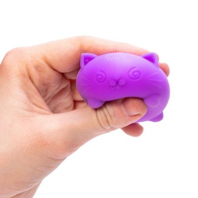 purple teenie cool cat
