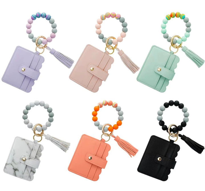 Wallet Bead Tassel Keychains | Mavi Bandz