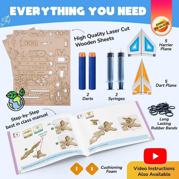 Hydraulic Plane Launcher | Smartivity Labs