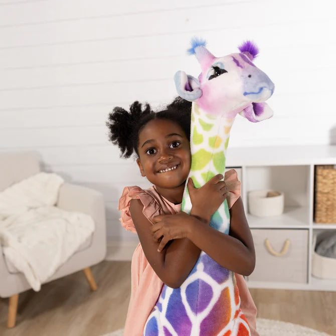 Rainbow Plush Giraffe | Melissa & Doug - LOCAL PICK UP ONLY