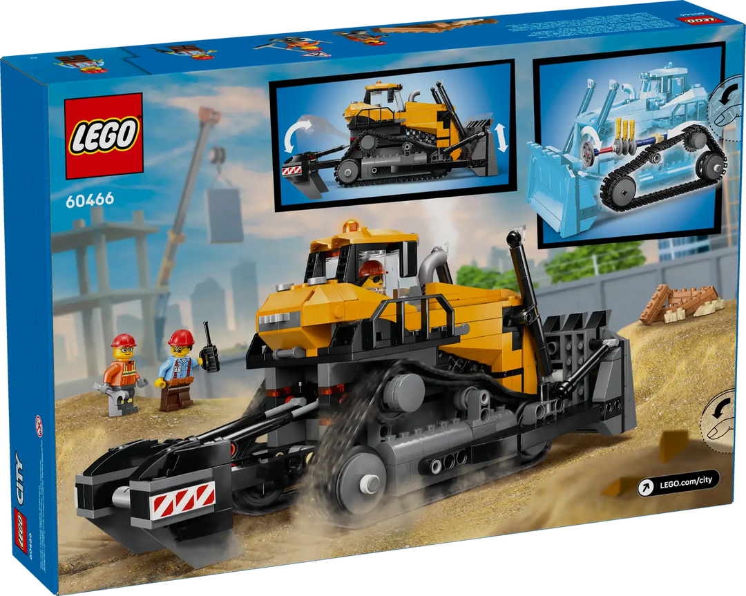 CITY Yellow Bulldozer with Front Loader | LEGO
