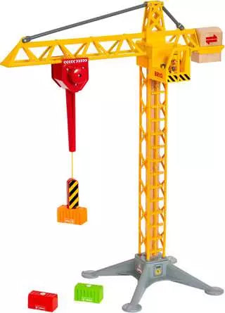Light Up Construction Crane | BRIO - LOCAL PICK UP ONLY