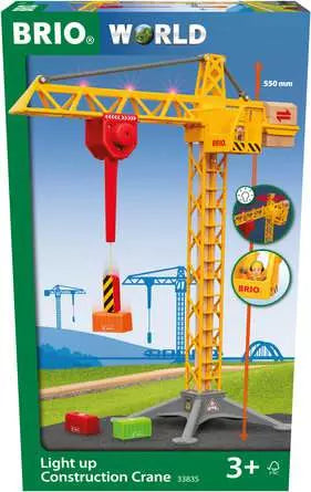 Light Up Construction Crane | BRIO - LOCAL PICK UP ONLY