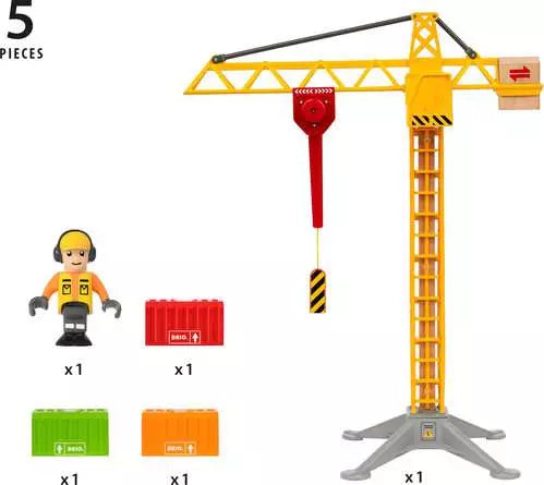Light Up Construction Crane | BRIO - LOCAL PICK UP ONLY