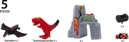 World Dinosaur Erupting Volcano | BRIO - LOCAL PICKUP ONLY