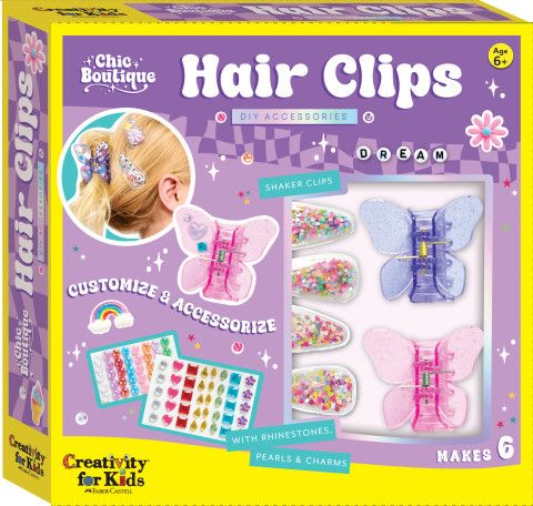 Chic Boutique DIY Hair Clips | Creativity for Kids