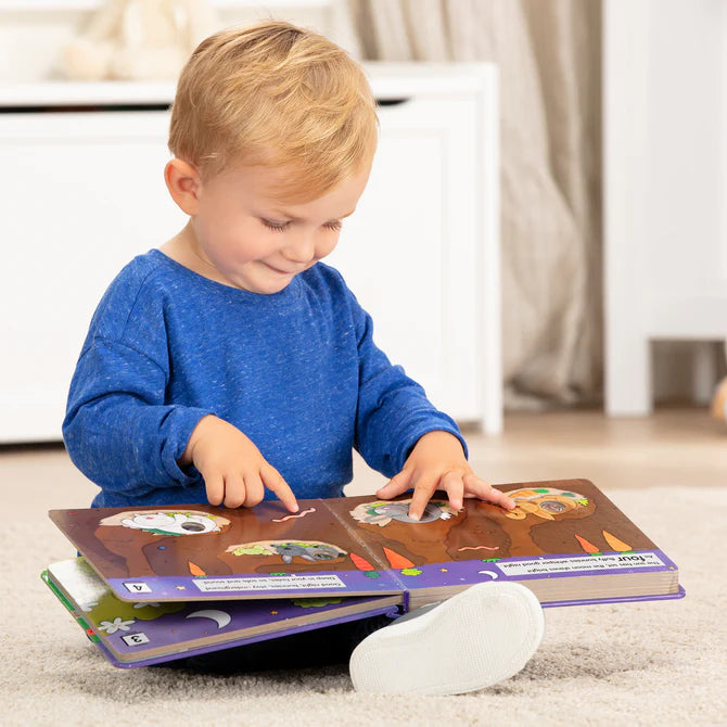 Poke-A-Dot: Goodnight, Animals Board Book | Melissa & Doug
