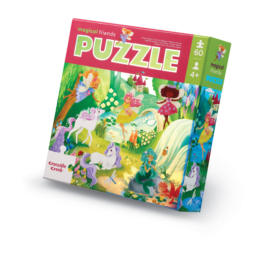 Magical Friends - 60-pc Holographic Puzzle | Crocodile Creek
