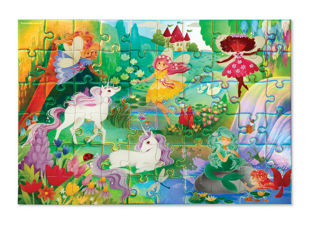 Magical Friends - 60-pc Holographic Puzzle | Crocodile Creek