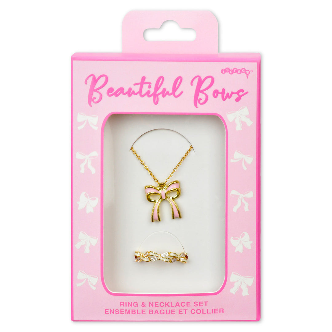 Beautiful Bows Ring and Necklace Set | iScream
