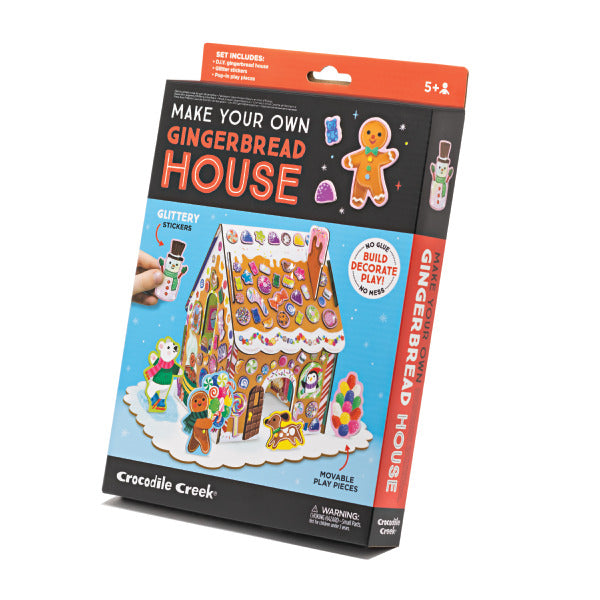 Design and Build a Gingerbread House | Crocodile Creek