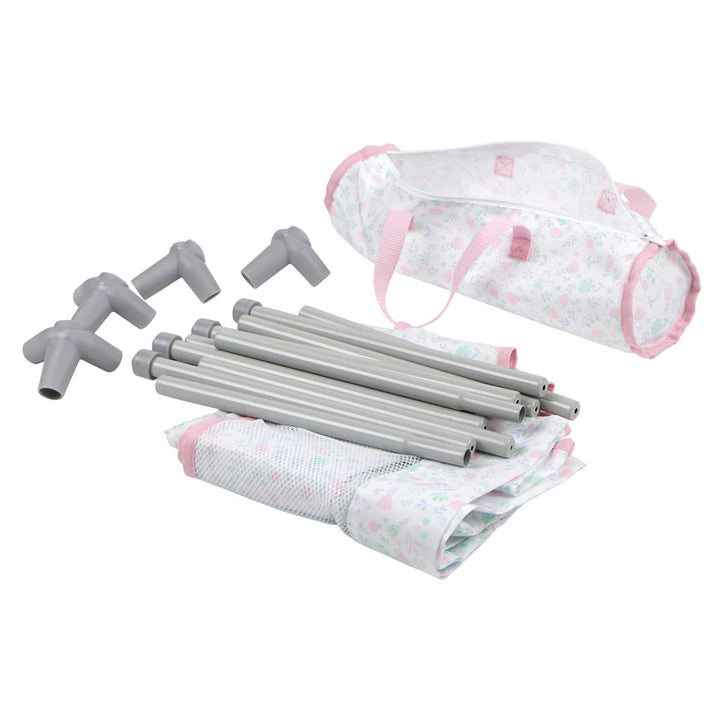 Berenguer Boutique Travel Foldable Crib/Play Pen - Pink | JC Toys