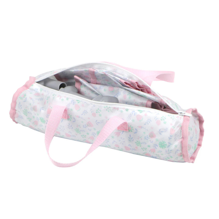 Berenguer Boutique Travel Foldable Crib/Play Pen - Pink | JC Toys