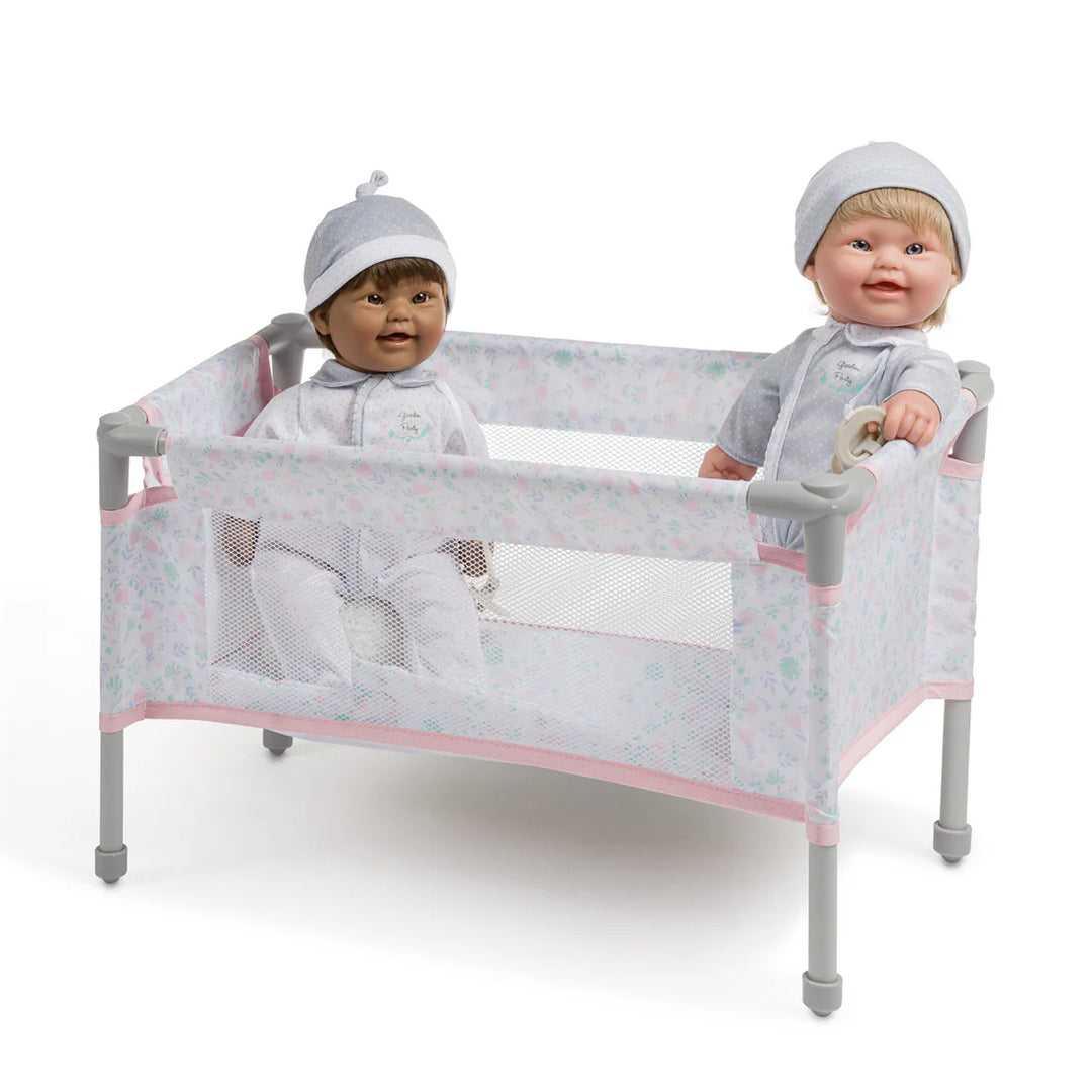 Berenguer Boutique Travel Foldable Crib/Play Pen - Pink | JC Toys