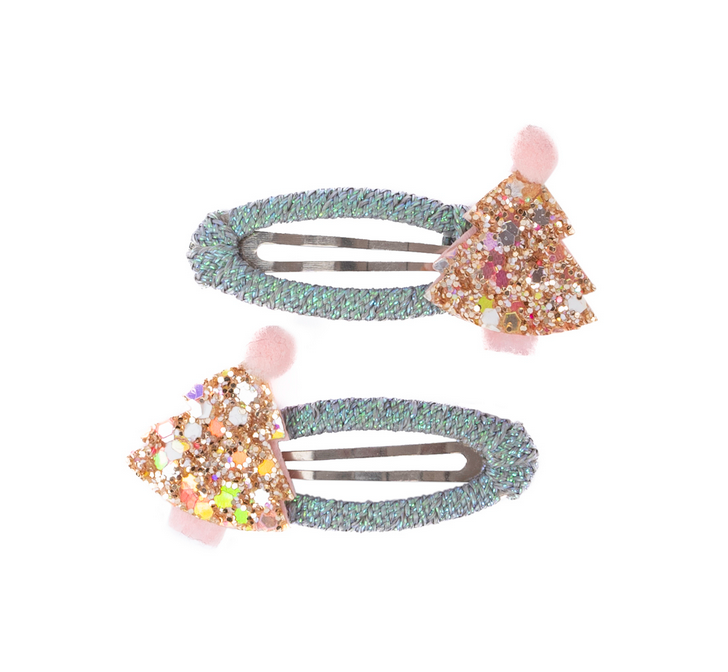 Minty Christmas Holiday Hair Clips | Great Pretenders