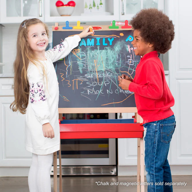 Deluxe Magnetic Standing Art Easel | Melissa & Doug - LOCAL PICK UP ONLY