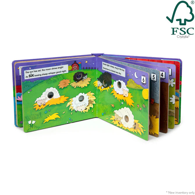 Poke-A-Dot: Goodnight, Animals Board Book | Melissa & Doug