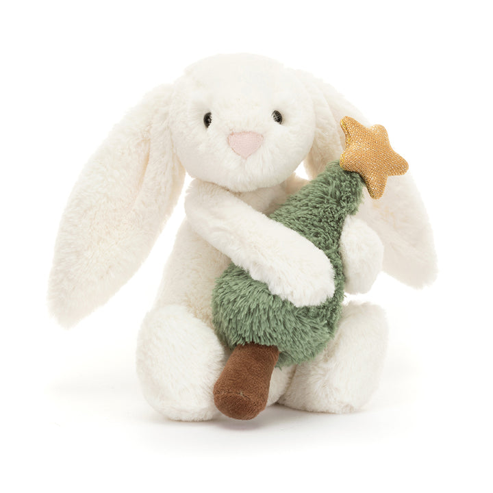 Bashful Bunny with Christmas Tree | Jellycat