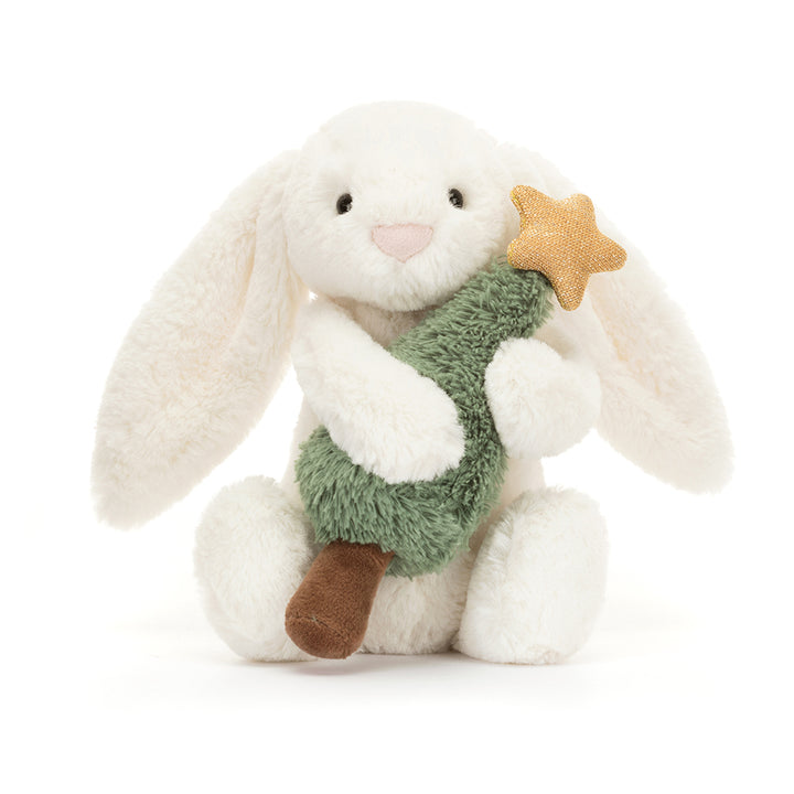 Bashful Bunny with Christmas Tree | Jellycat