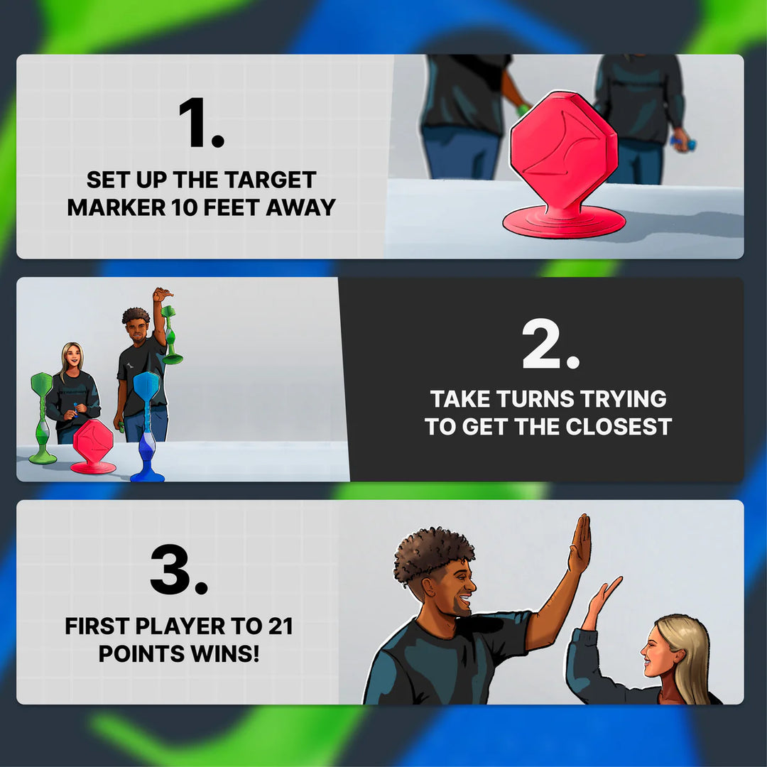 PopDarts Rookie Blue & Green | Pop Darts