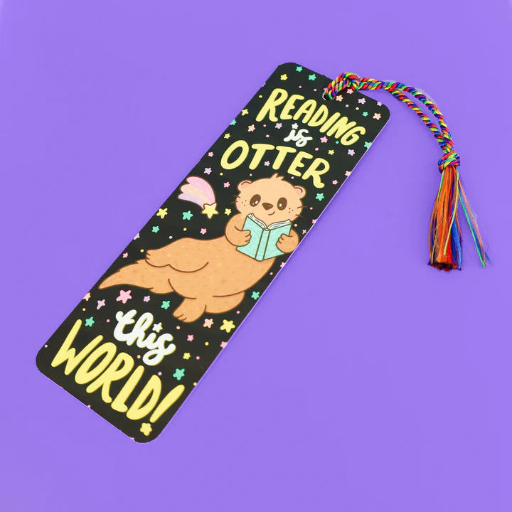 Reading is Otter This World Bookmark with Tassel | Turtle's Soup