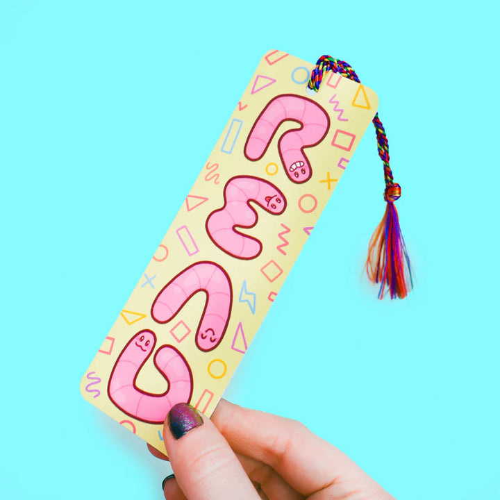 Read Bookworm Bookish Bookmark with Tassel | Turtle's Soup