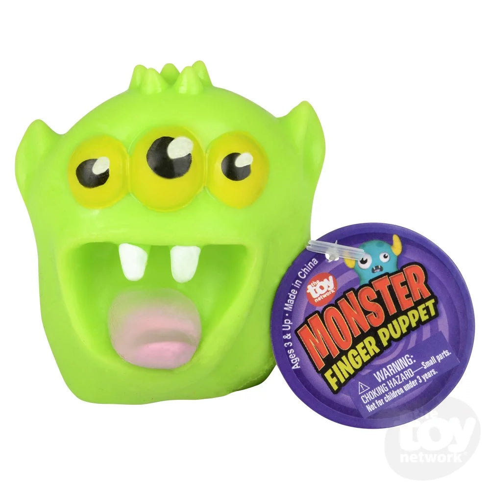 Stretchy Monster Finger Puppet