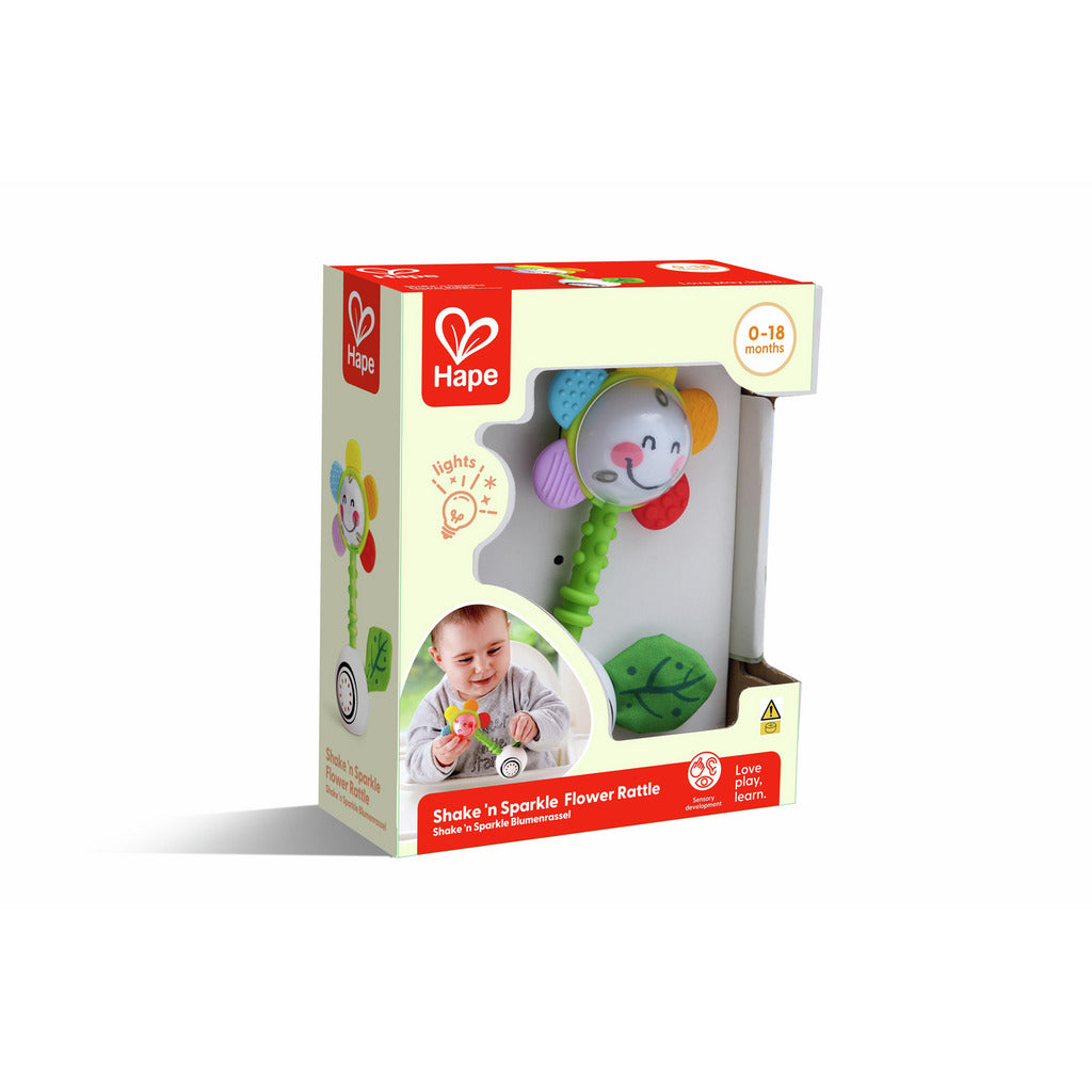 Shake & Sparkle Flower Rattle | Hape
