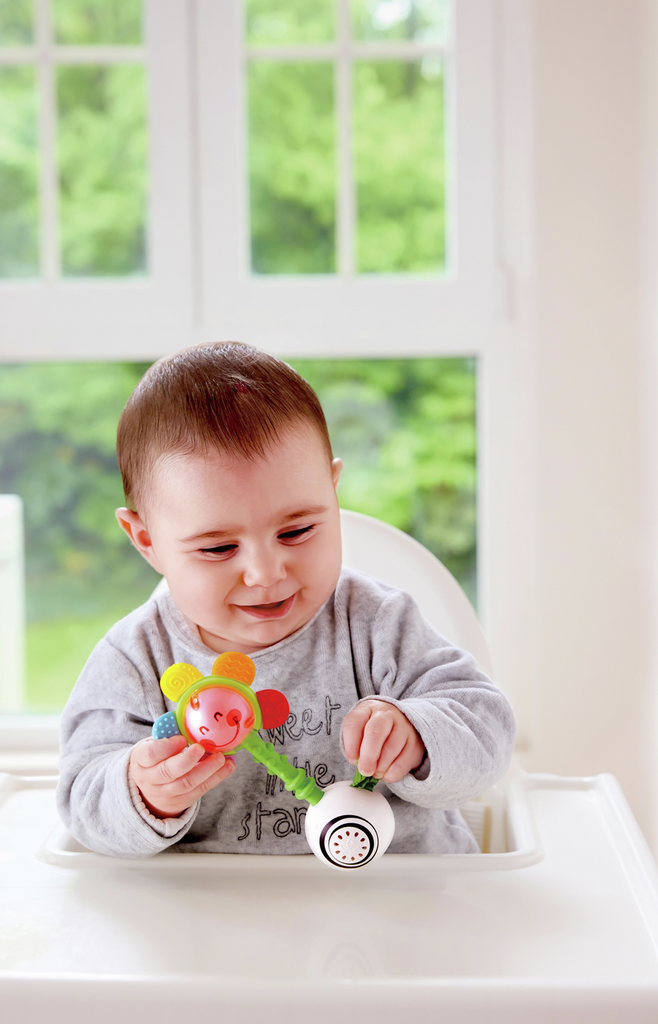 Shake & Sparkle Flower Rattle | Hape