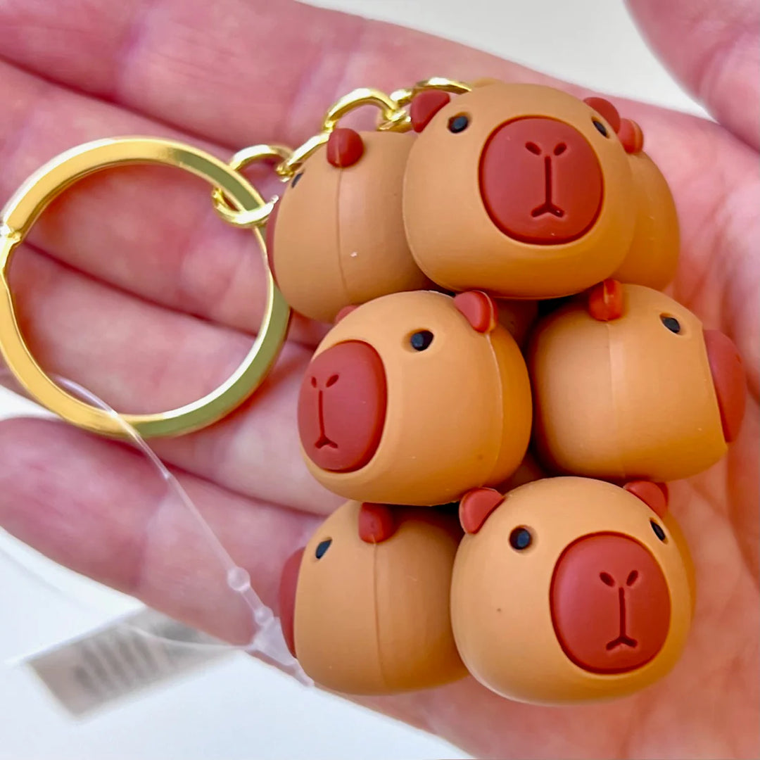 Capybara Family Key Charm